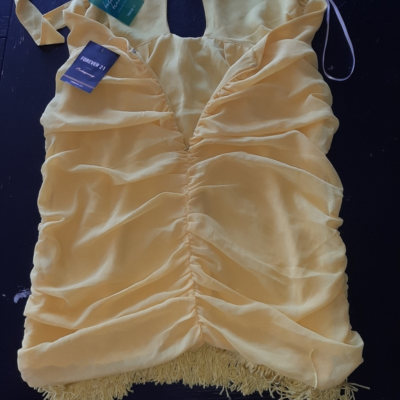 Forever 21 Contemporary Yellow Woven Halter neck - Picture 10 of 11